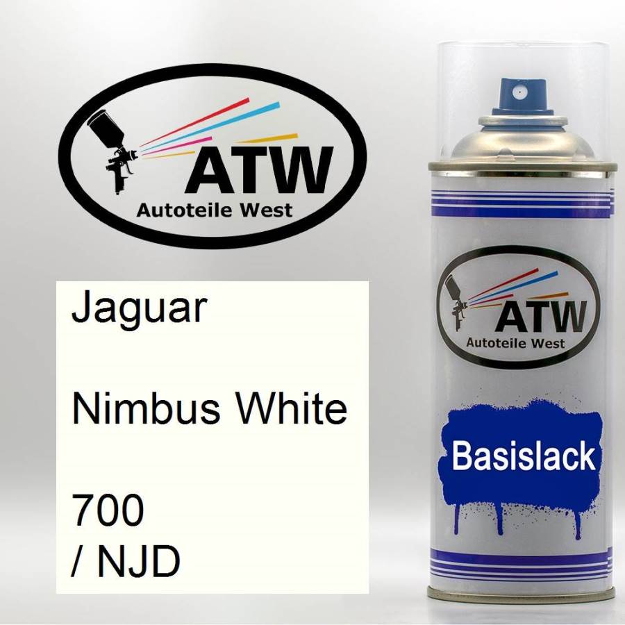Jaguar, Nimbus White, 700 / NJD: 400ml Sprühdose, von ATW Autoteile West.